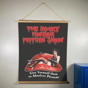 Rocky Horror Picture Show Canvas Wood Gold Hanger